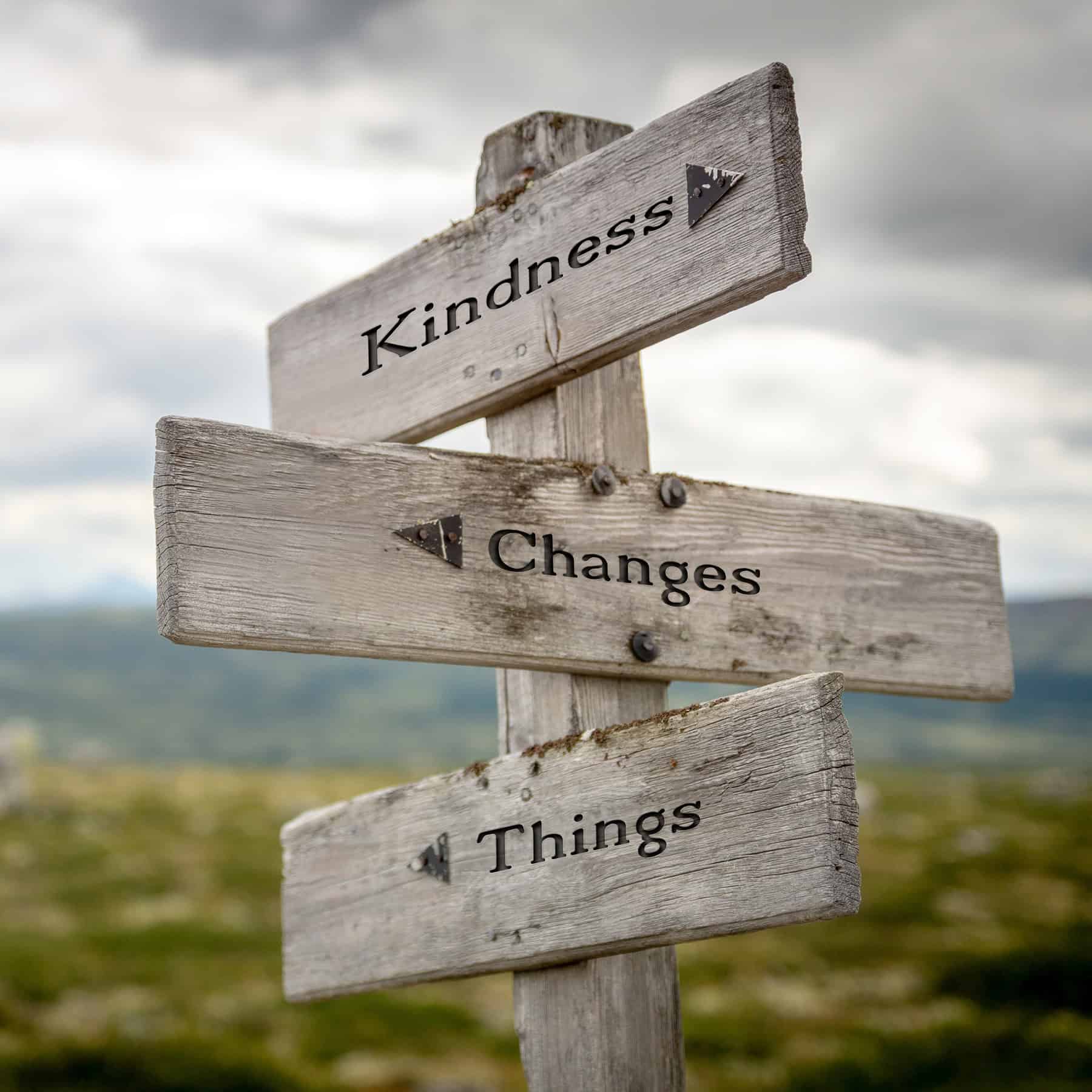 Pic - kindness changes things
